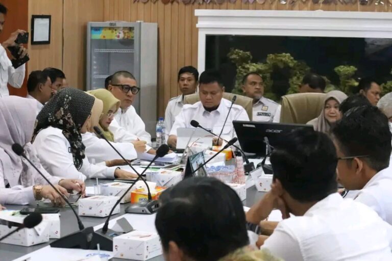 Bahas Bantuan Keuangan Khusus, Sekda Banyuasin Hadiri Rapat Bersama BPKAD Sumsel