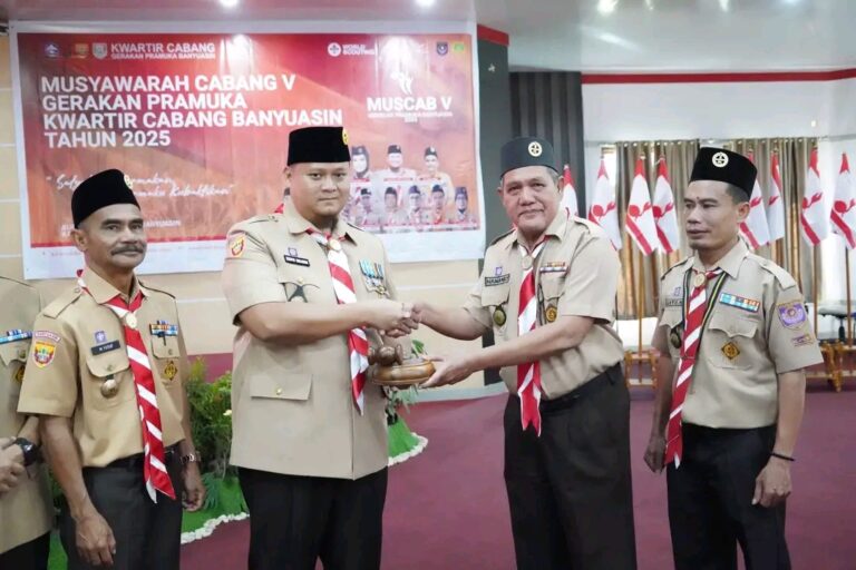 Erwin Ibrahim, Ketua Baru Pramuka Kwartir Cabang Banyuasin