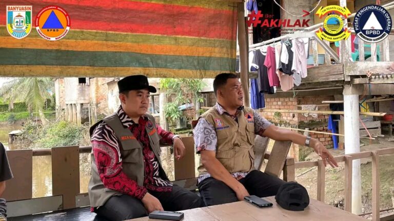 BPBD Banyuasin Lakukan Mitigasi Buaya Muara di Permukiman Warga Tanah Mas Indah