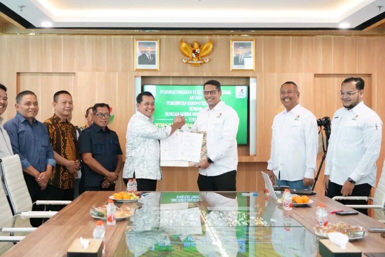 Optimalkan Swasembada Pangan, Bupati Banyuasin Tanda Tangani MoU Dengan Yayasan Gerina Di Jakarta
