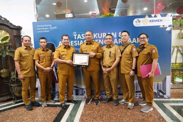 Hapernas, Pemkab Banyuasin Sabet Penghargaan Dari Kementerian PKP RI