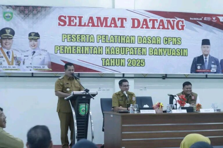 Pembukaan Pelatihan Dasar CPNS Banyuasin Angkatan VIII, Bupati Askolani Tekankan Pentingnya Latsar Bagi CPNS