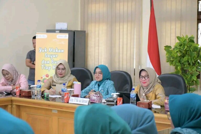 Ketua TP-PKK Banyuasin Sosialisasikan Pola Makan Sehat B2SA