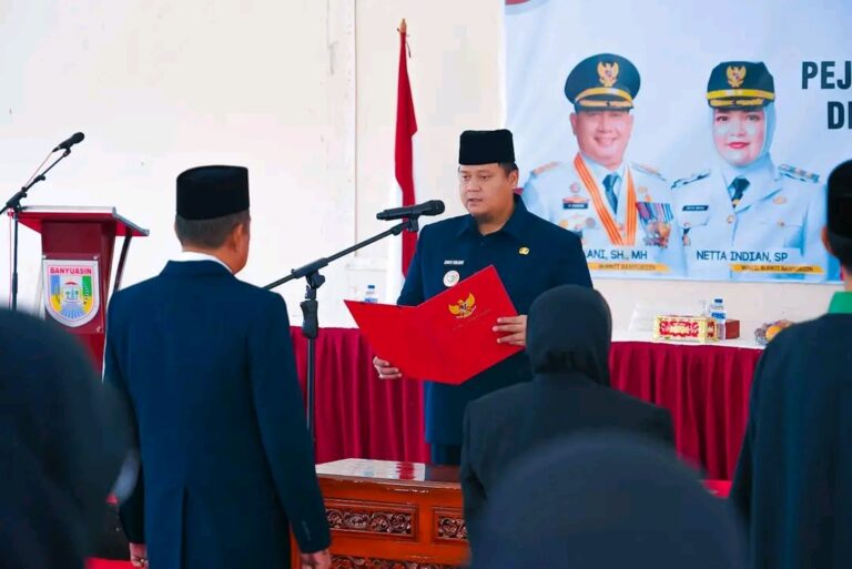 Sekda Banyuasin Lantik 33 Pejabat Fungsional, Dorong Pelayanan Publik Optimal