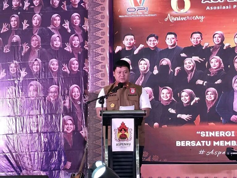 Sekda Banyuasin Hadiri Anniversary Aspenku Sumsel Ke 6