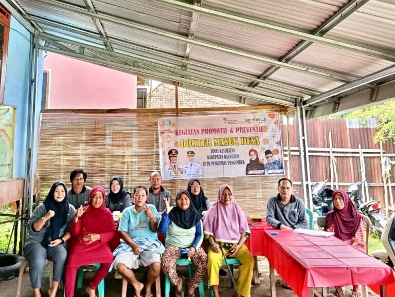 Dinas Kesehatan Kabupaten Banyuasin Gelar Kegiatan Dokter Masuk Desa di Pagar Bulan