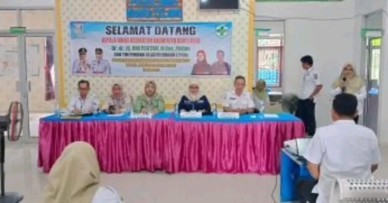 Kadinkes Banyuasin Kunjungi Puskesmas Muara Telang: Perkuat Semangat dan Mutu Pelayanan Kesehatan