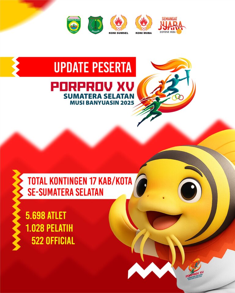 DRM Porprov XV Sumsel di Muba: 7.248 Peserta Siap Bertanding, Muba Janji Ukir Sejarah Olahraga