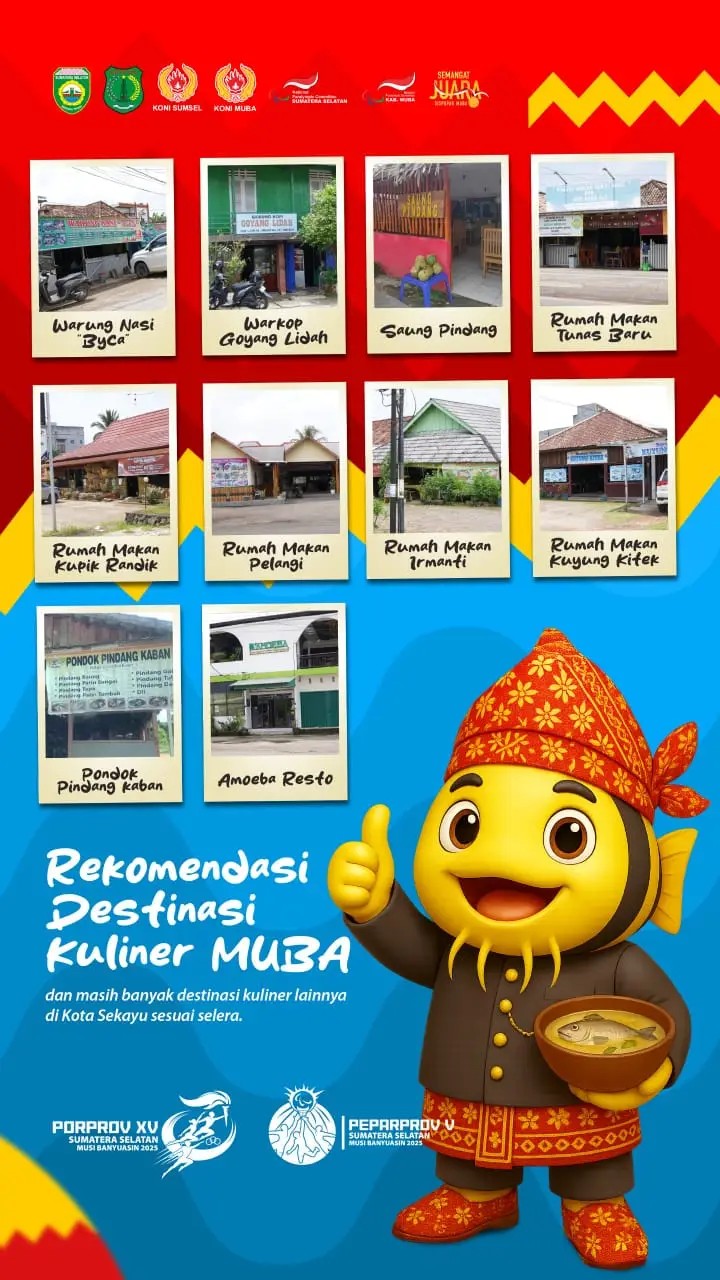 Ragam Kuliner Sekayu Ikut Meriahkan Porfrof XV Sumsel 2025