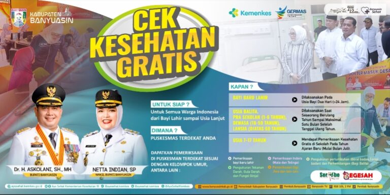 PEMERIKSAAN KESEHATAN GRATIS , Dalam Rangka Memeriahkan HUT ke-80 Republik Indonesia