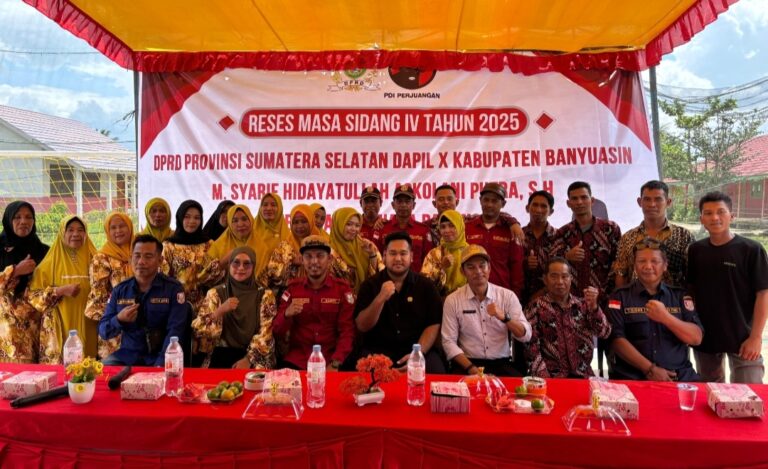 Syarif Askolani Serap Aspirasi Masyarakat Banyuasin Saat Reses Masa Sidang IV Tahun 2025