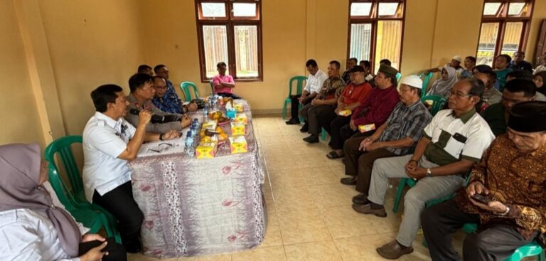 Diskoperindag Banyuasin Gelar Rapat Bersama  Pedagang, Terkait Relokasi ke Cangkring