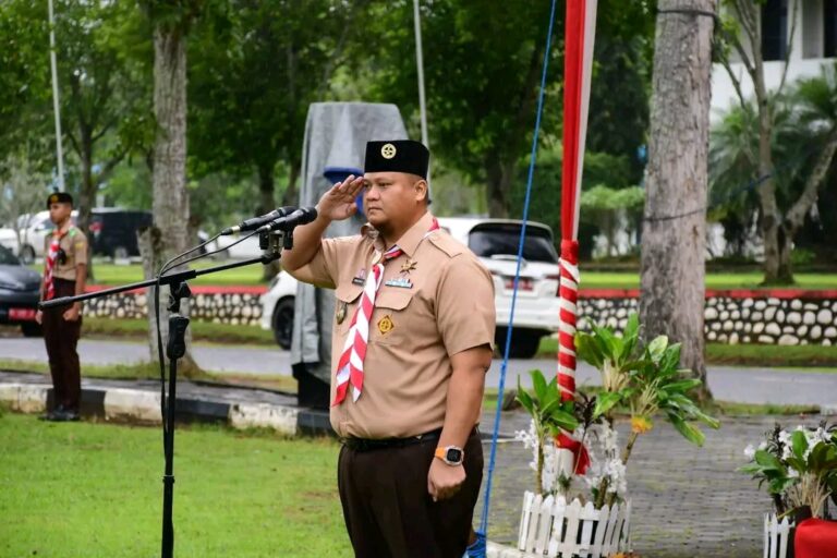 Sekda Banyuasin Buka Jambore V Cabang Banyuasin 2026