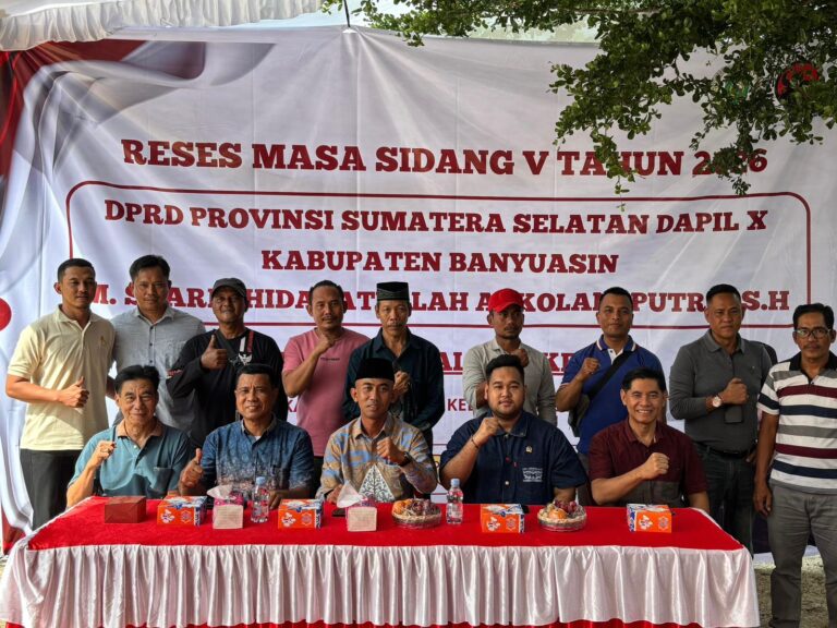 Turun ke Desa, Ari Jemput Aspirasi Warga Banyuasin Lewat Reses DPRD Sumsel