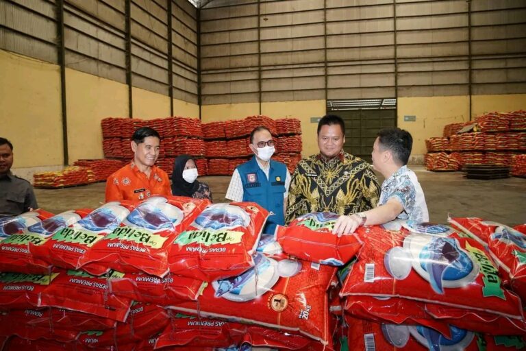 Pastikan Stok Pangan Terpenuhi, Sekda Banyuasin Tinjau PT. Buyung Putra Pangan