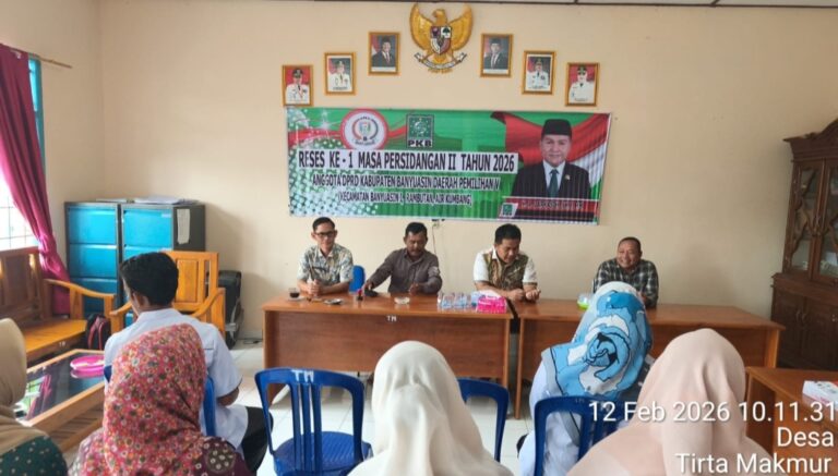 Reses I DPRD Banyuasin 2026, Wakil Rakyat Dapil 5 Tampung Aspirasi Masyarakat