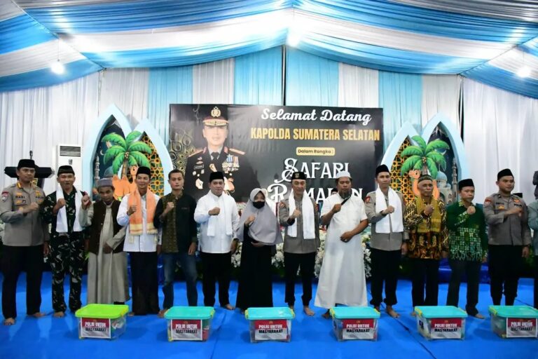 Perkuat Sinergitas, Bupati Banyuasin Sambut Hangat Safari Ramadan Kapolda Sumsel