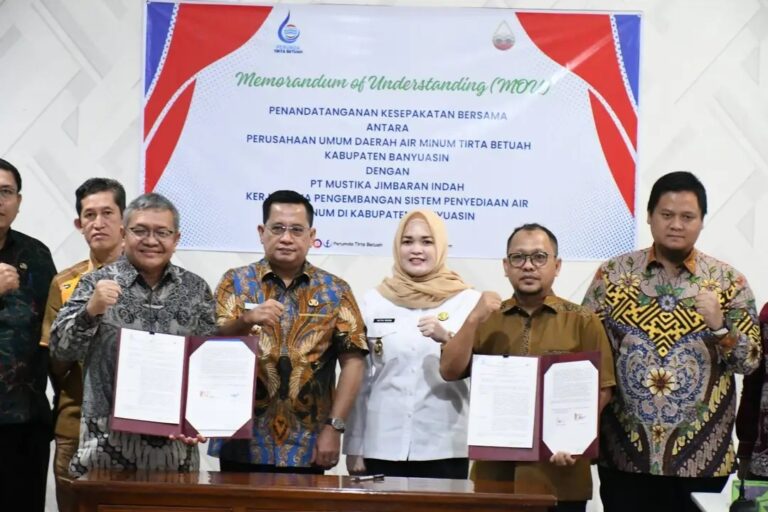 Pemkab Banyuasin Gandeng PT MJI, Perkuat Penyediaan Air Minum di Delapan Wilayah