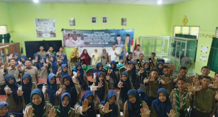 DP2PAP2KB dan Forum Anak Banyuasin Sosialisasikan Remaja Sehat di Lima Sekolah