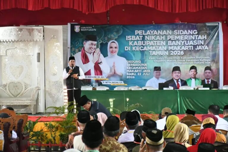 Pemkab Banyuasin Gelar Sidang Isbat Nikah, 70 Pasangan di Makarti Jaya Dapat Kepastian Hukum