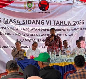 Reses Anggota DPRD Sumsel Syarif Askolani Perjuangkan Keinginan Masyakat Untuk Pembangunan Infrastruktur Hingga Pertanian