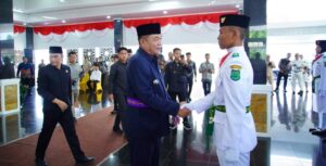 Paskibraka Muba 2026 Resmi Dikukuhkan, Bupati Toha Titip Amanah dan Karakter Kebangsaan