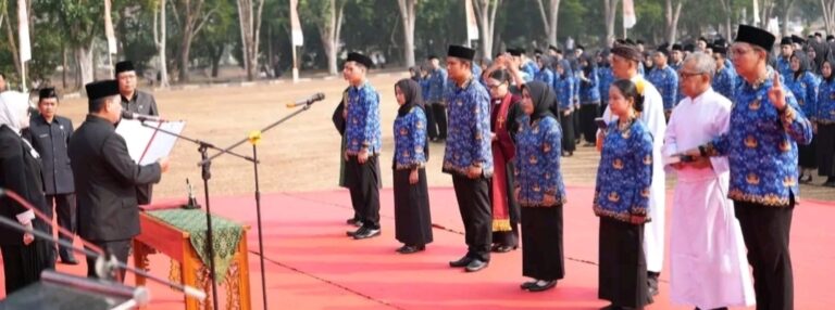 Bupati Ambil Sumpah 446 PNS Banyuasin