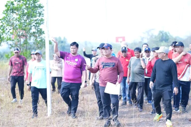Banyuasin Sehat: Bupati Askolani Joging Pagi dan Pimpin Gotong Royong Revitalisasi BKSC