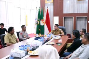 Bupati Banyuasin Terima Audiensi Dansat Brimob