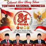 DPRD Banyuasin Ucapkan HUT ke-81 TNI, Arpani: TNI Kuat Bersama Rakyat