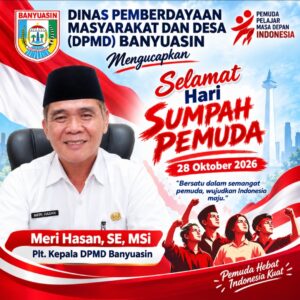 Hari Sumpah Pemuda 2026, Plt. Kepala DPMD Banyuasin Meri Hasan Ajak Pemuda Desa Jadi Pelopor Kemajuan