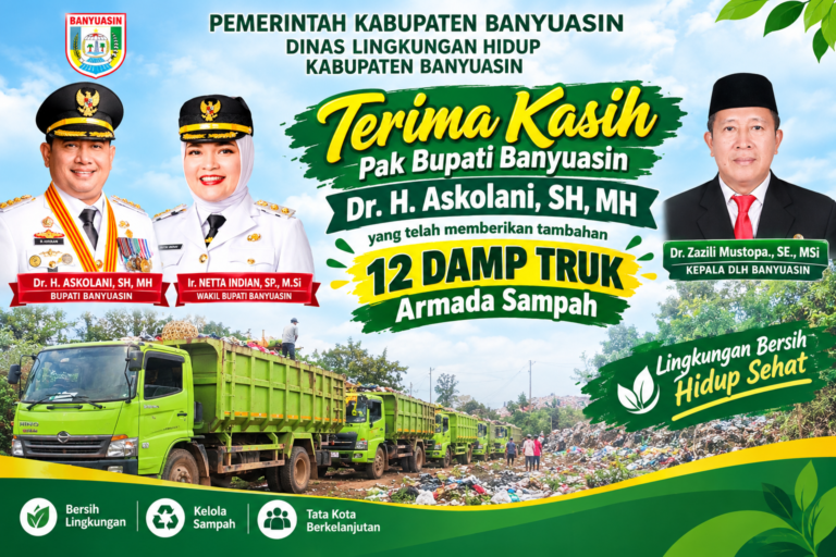 Atasi Tumpukan Sampah, DLH Banyuasin Bakal Terima Tambahan 12 Dump Truck